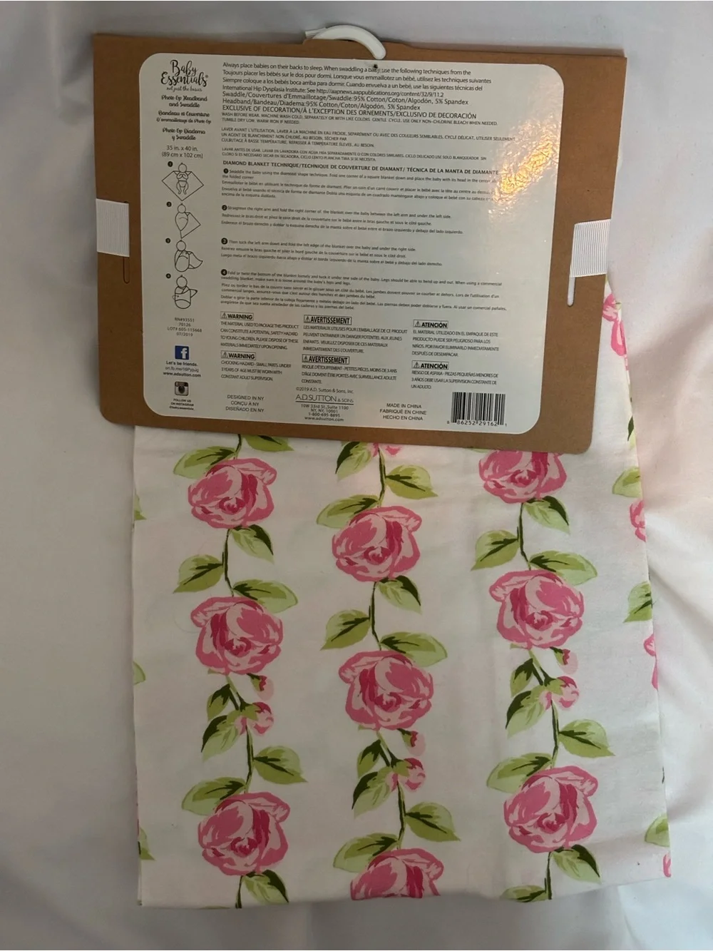 Baby Essentials coordinated floral